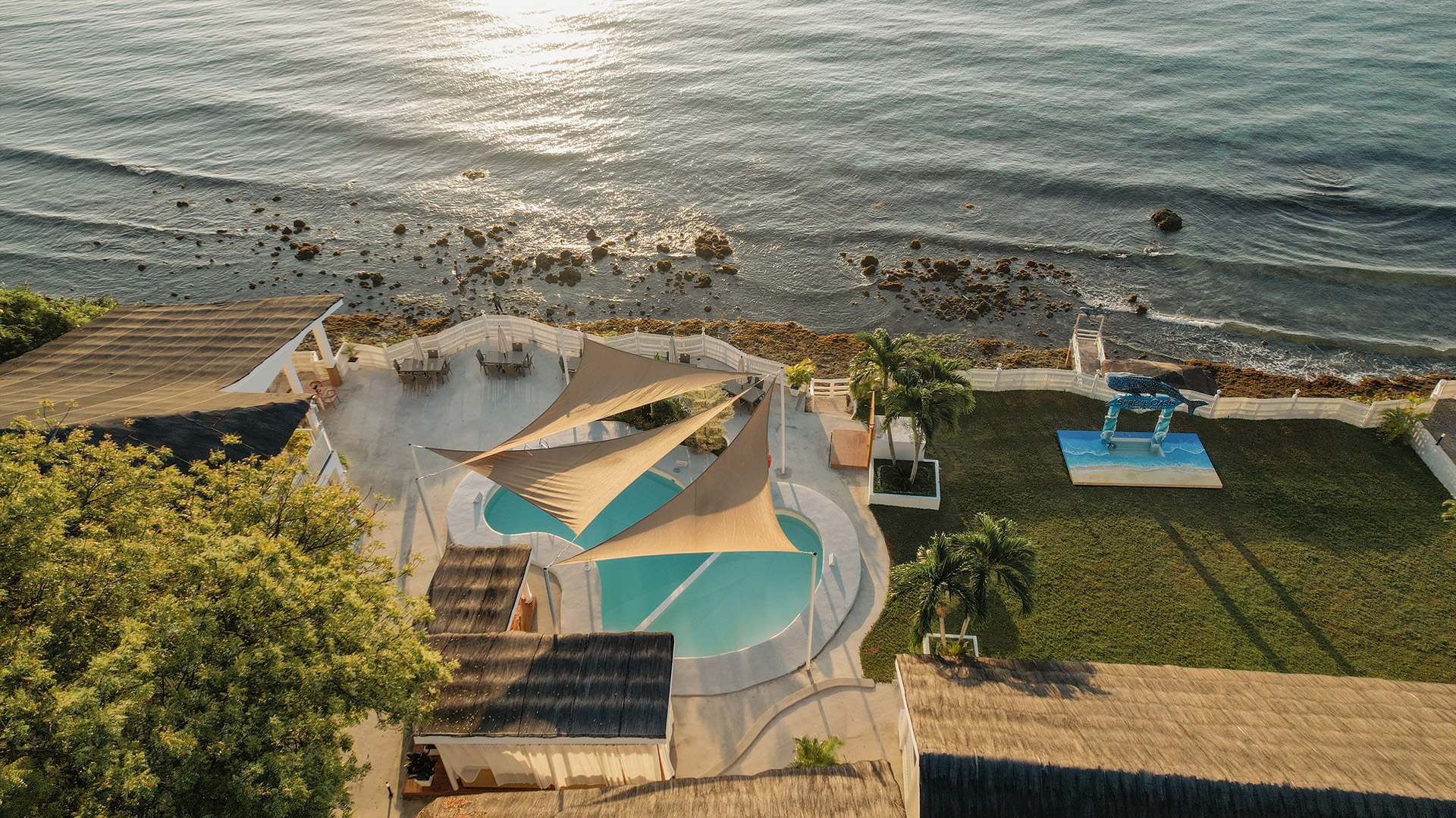 serene oasis resort view